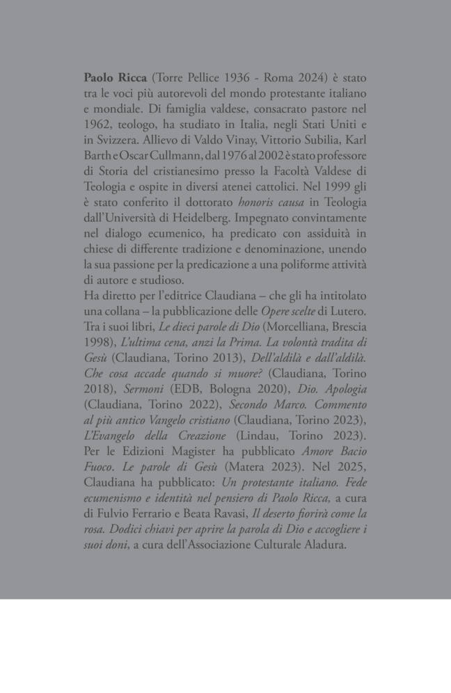 UNITI DALLE PAROLE DI GESÙ - autore: Paolo Ricca - immagine 5
